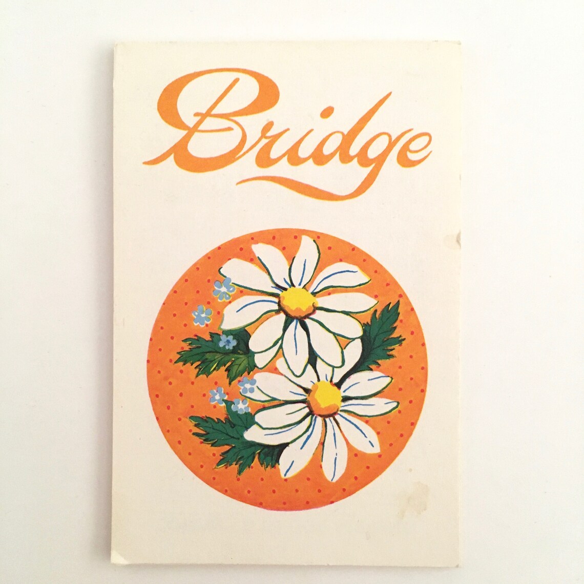 Bridge Score Pads Vintage Gold Flocked Booklet Tally Pad | Etsy