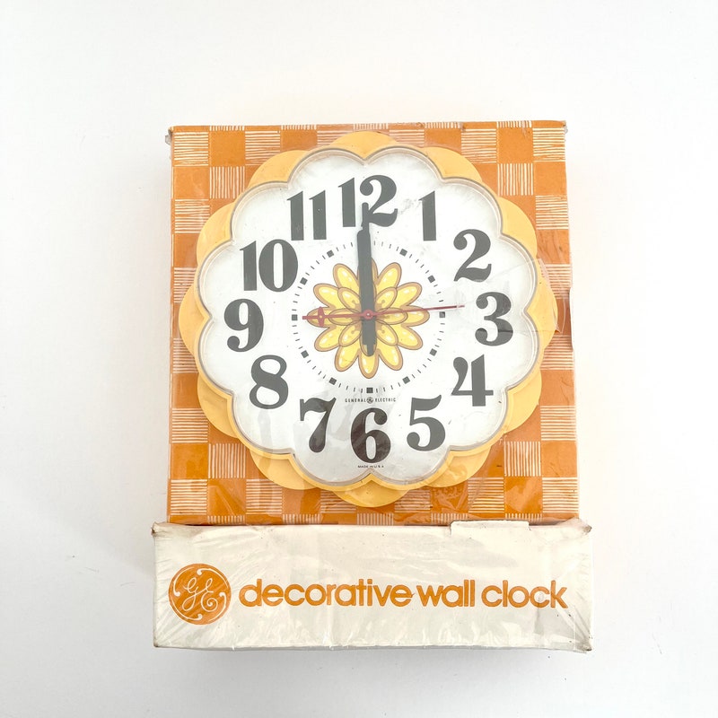 Retro Kitchen Clock - Etsy