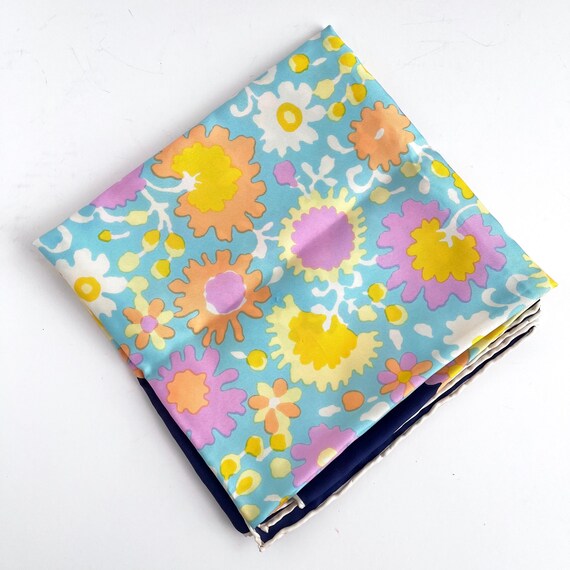 ADELE SIMPSON SCARF, Silk Rolled Edge, Colorful F… - image 4