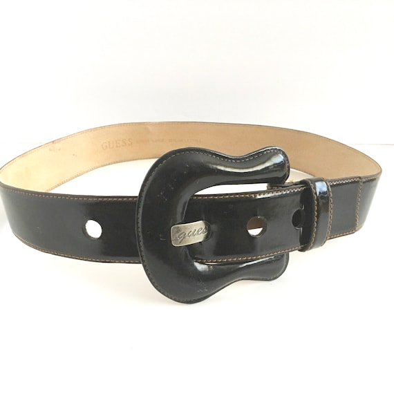 GUESS JEANS Belt, Oversize BELT, Extra Wide Ladies, V… Gem