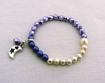 Period Tracking Bracelet, Selene Beads Bracelet,Tween Jewelry, Menstruation Jewelry, First Period Gift, Menarche Gift, First Moon Gift