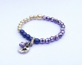 Period Tracking Bracelet, Selene Beads Bracelet,Tween Jewelry, Menstruation Jewelry, First Period Gift, Menarche Gift, First Moon Gift