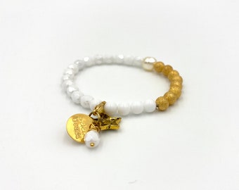 Period Tracking Bracelet, Selene Beads Bracelet,Tween Jewelry, Menstruation Jewelry, First Period Gift, Menarche Gift, First Moon Gift