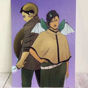 Saga: Mini impresiones • COMPRA 2 Y LLÉVATE 1 GRATIS • Impresiones artísticas • Arte de cómics • Ilustración digital • Arte de cómics • Ilustración de fan art