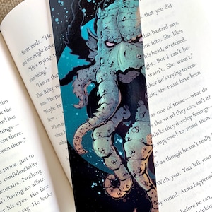 Kraken • Cthulhu • Lore • Monsters of the Sea •  Bookmarks • Gifts for Book Lover