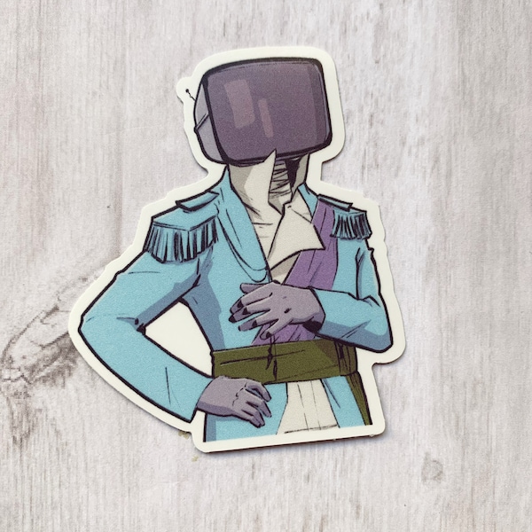 Saga Comic •  Prince Robot IV • Die Cut Vinyl Sticker • Comic Art