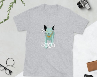 Saga Comics: Lying Cat • Short-Sleeve Unisex T-Shirt • Geek Tees • Comic Nerd • Sci-Fi