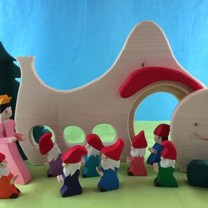 DIY / e-book / scroll saw patterns for 11 different fairy tale figures: Snow White and the 7 dwarfs + figures for storytelling