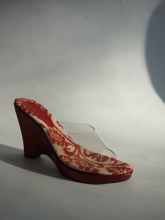 KENZO Transparent Sandals - Wedges - Vintage Kenzo