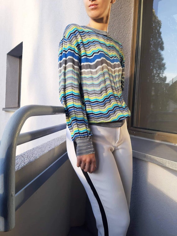 Y2k MISSONI Striped Sweater - Vintage Missoni - Mi
