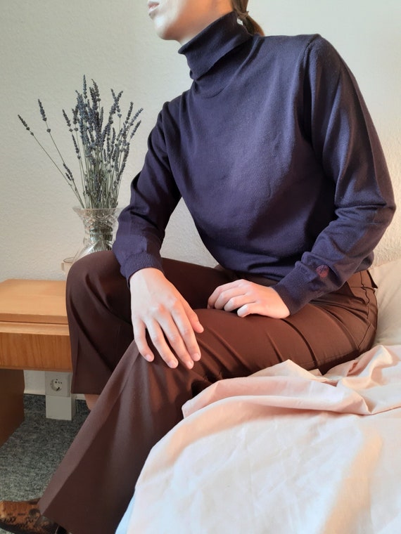 Vintage Versace Turtleneck - Wool Turtleneck - Pur