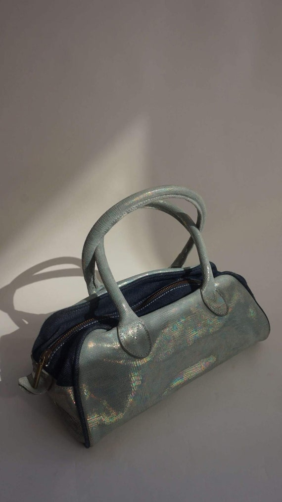 Y2k Just Cavalli Holographic Shoulder Bag - Vintag