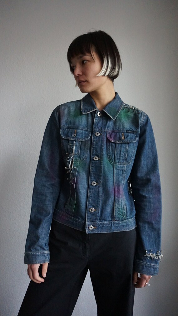 90s D\u0026G Denim Jacket Graffiti and 