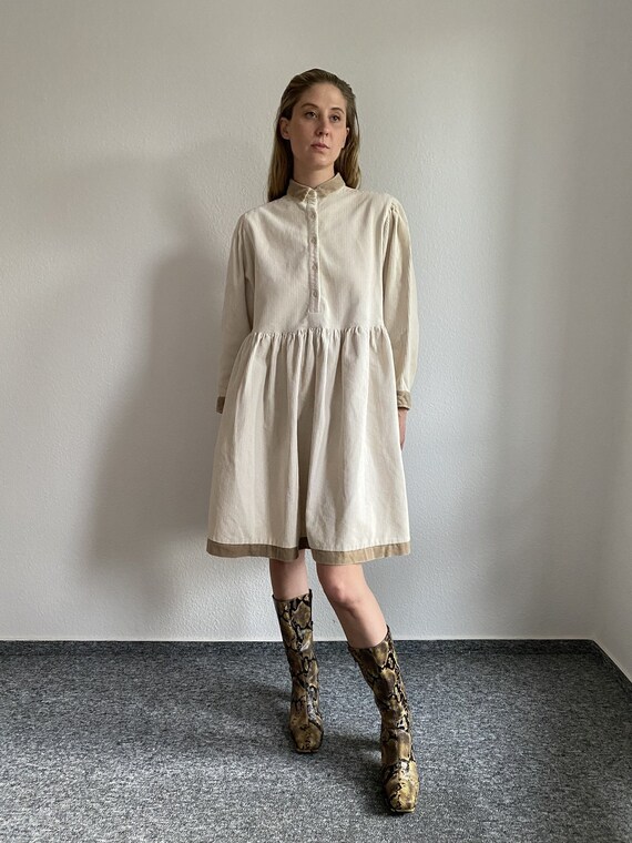 70s Kenzo Corduroy Oversized Dress - Vintage Kenzo