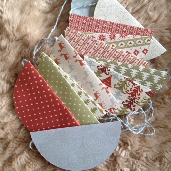 Nordic christmas garland