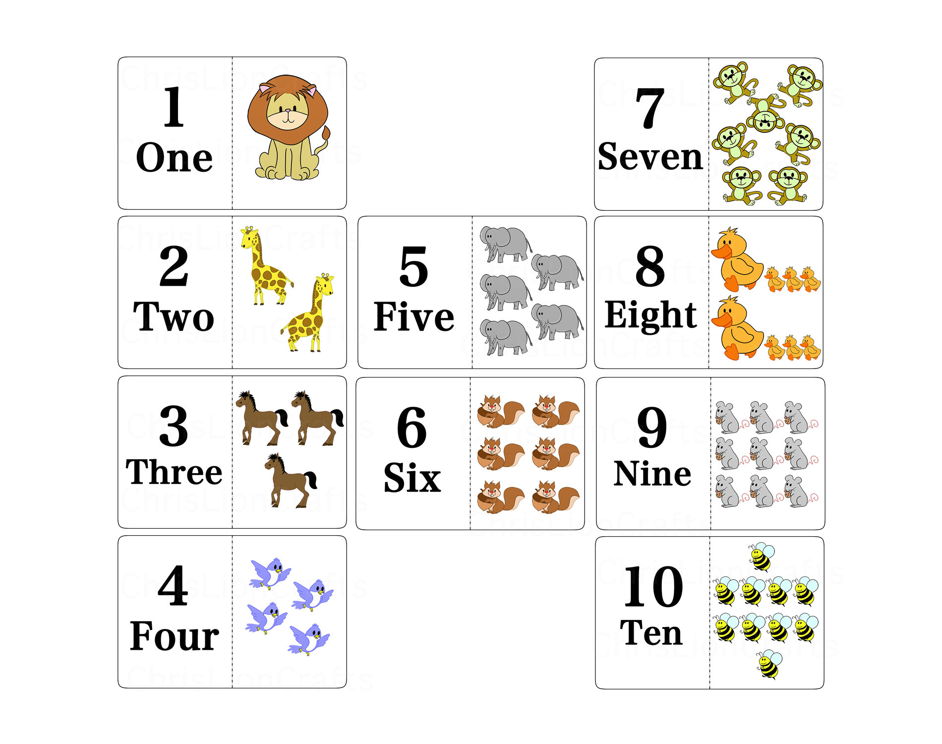 Numeros abcfichas fichas llamado descargarlo recurso alojado educativo Numeros En Ingles Para Niños Del 1 Al 5