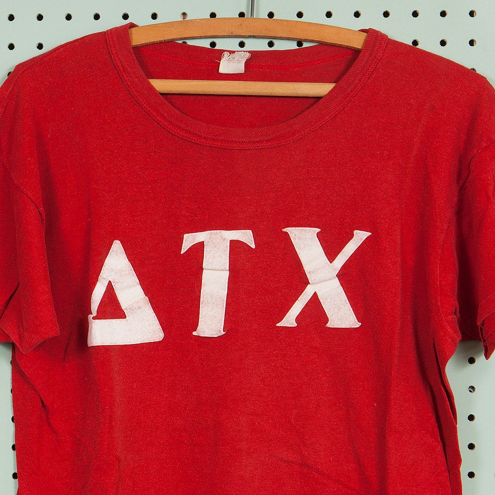 70s Animal House Delta Tau Chi Fraternity T Shirt Size L ΔTX Etsy