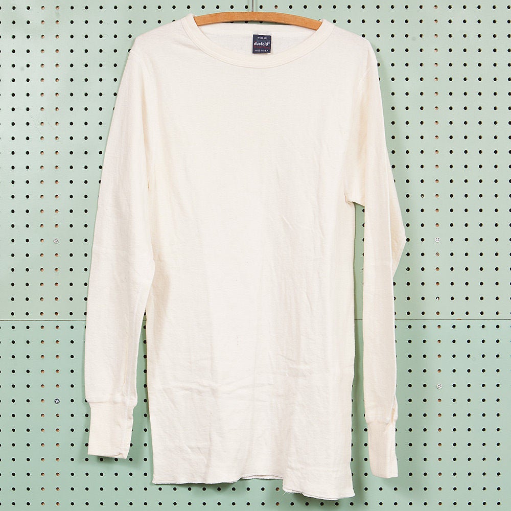 Vintage 50s 60s Duofold Thermal Shirt Sweatshirt Size 40