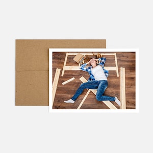 Completamente assemblato nuovo casa Greeting Card