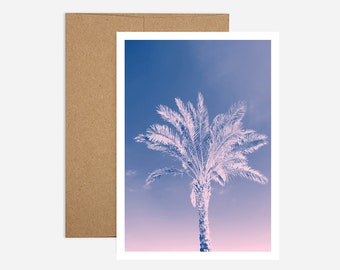 Carte de voeux d’anniversaire tropical | Livraison gratuite et papier recyclé - Votre palme d’un jour