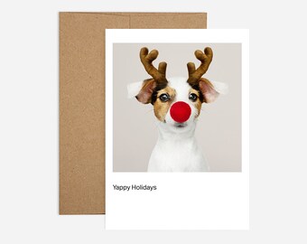 Yappy Holidays - 8 Greeting Cards + Kraft Envelopes