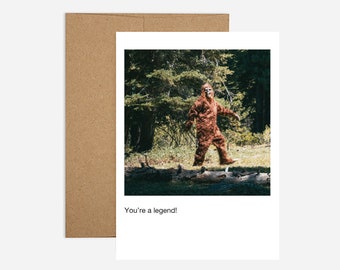 Father's Day Bigfoot Card