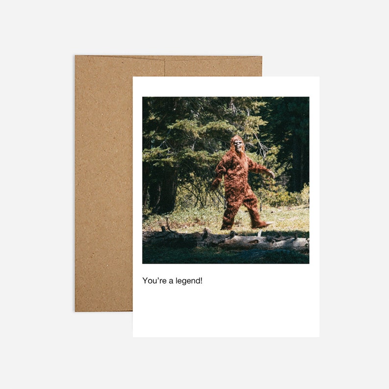 Father's Day Bigfoot Card image 1