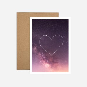 Sterren Valentine Card gratis verzending