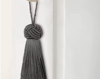 Decorative Tassel Fringe Trim Boho Home Decor Accent Curtain Tieback DIY Jewelry Pendant Keychain Tassel Craft Supply Choose your color