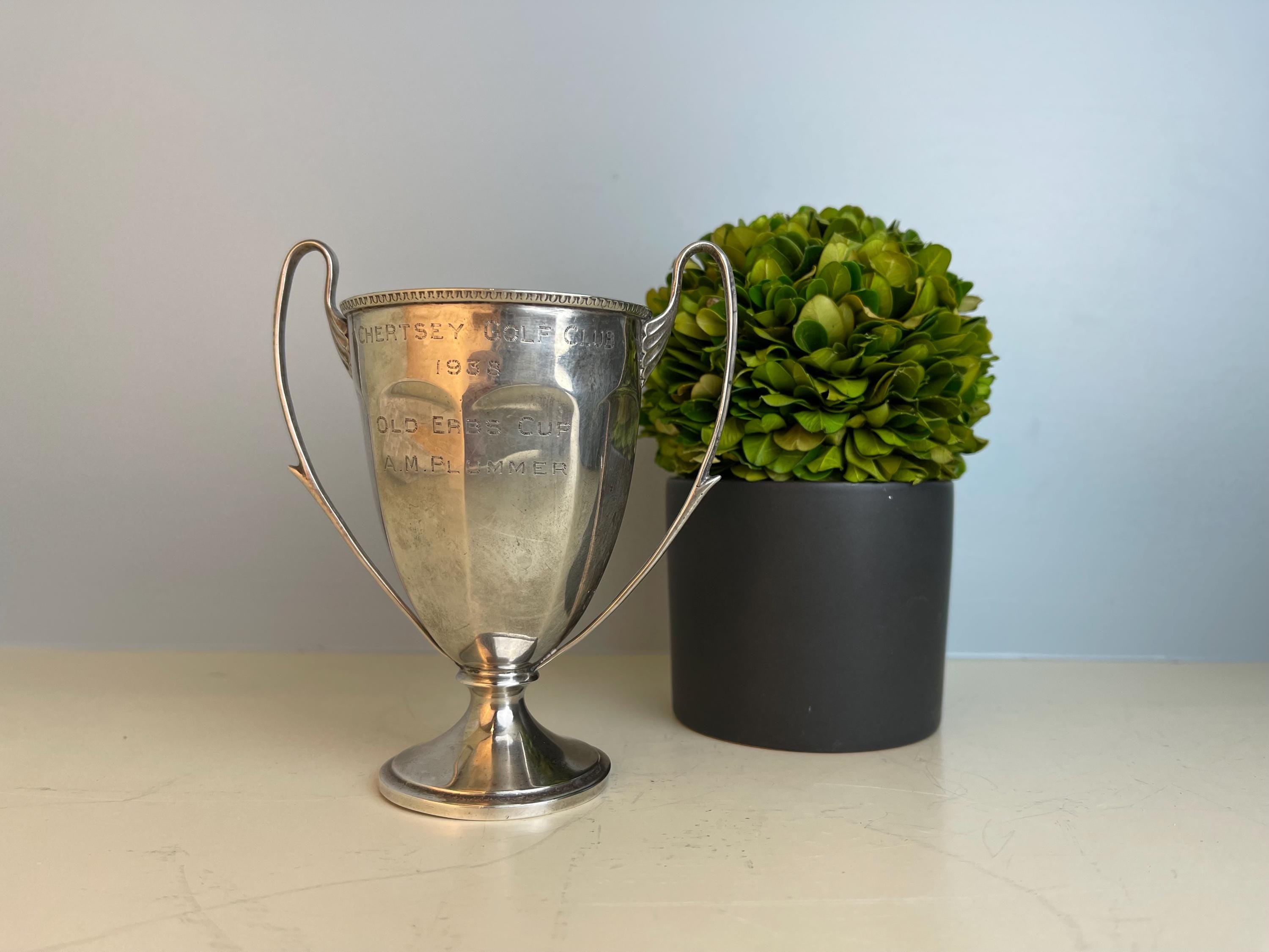 トロフィー　silver刻印　アンティーク Silver trophy antique - Etsy 日本