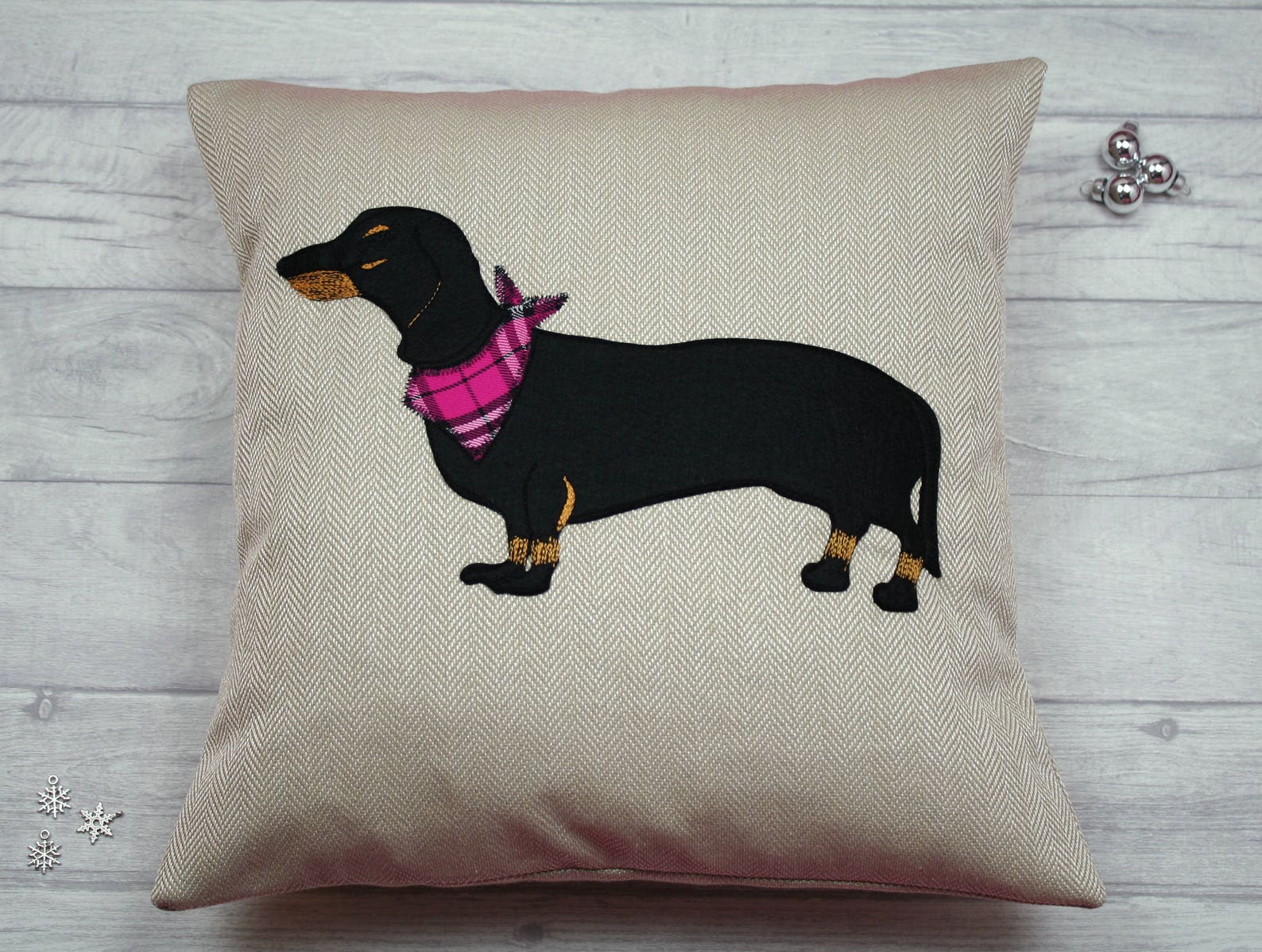 Dachshund Cushion, Sausage Dog Cushion, Dachshund Pillow, Sausage Dog