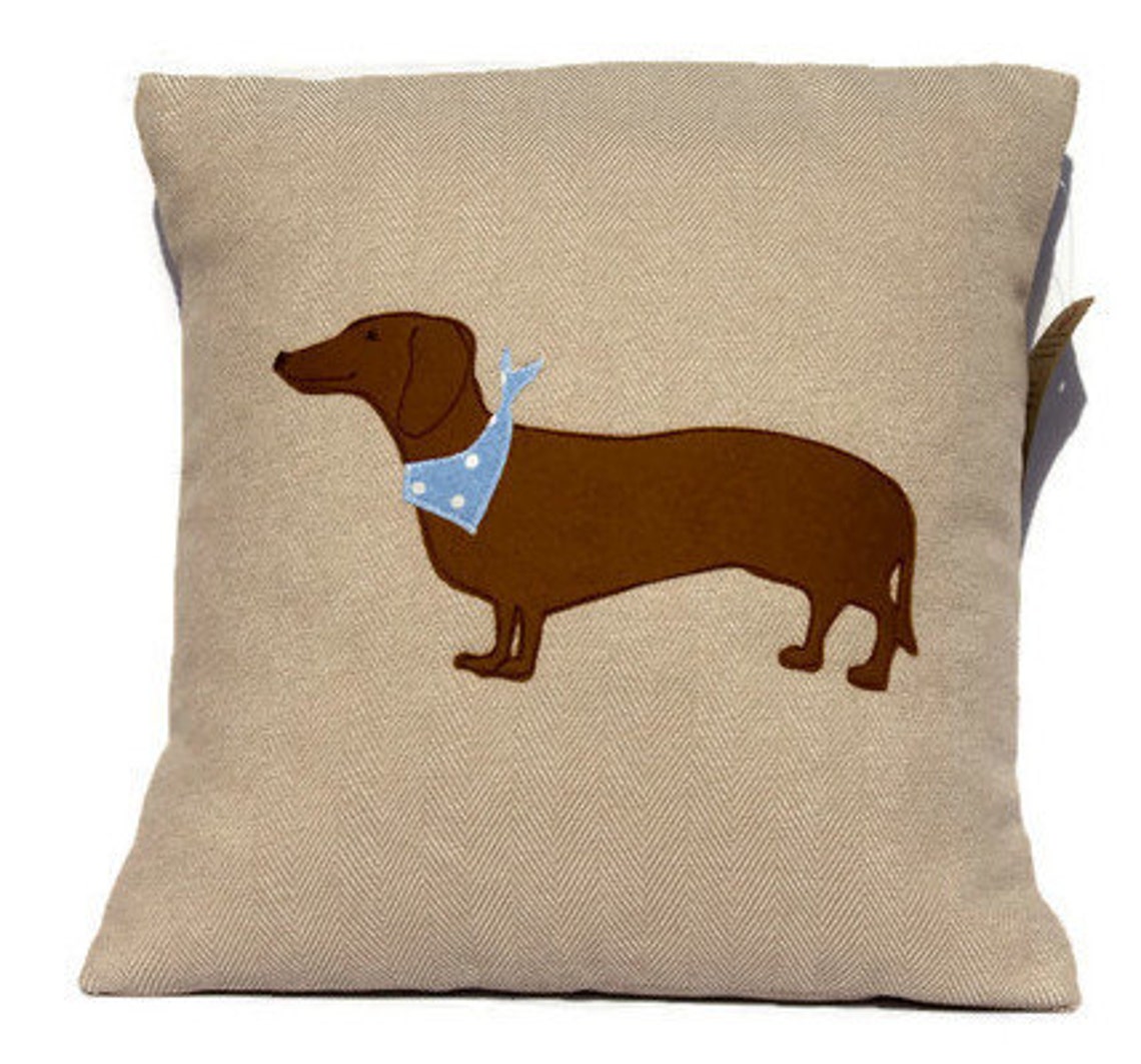 Dachshund Cushion Sausage Dog Cushion Dachshund Pillow Etsy UK
