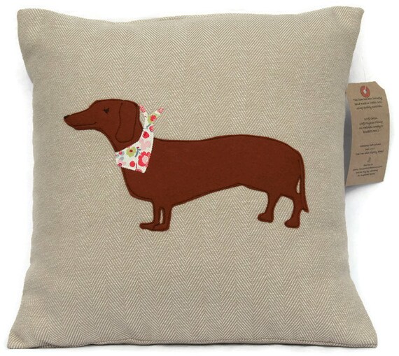 Sausage dog cushion cheap