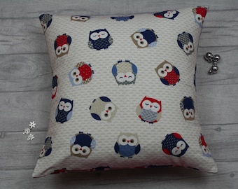Owl Cushion , Owl Pillow , Owl