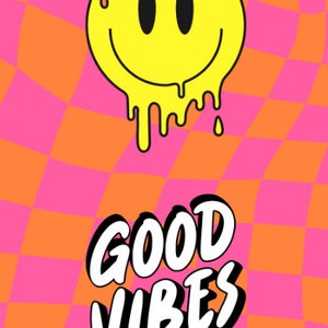 Positive Vibe Aesthetic Background iPad Wallpaper 