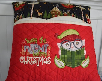 Christmas Eve Storybook Pillow