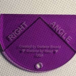 Guía de recorte de esquinas en ángulo recto