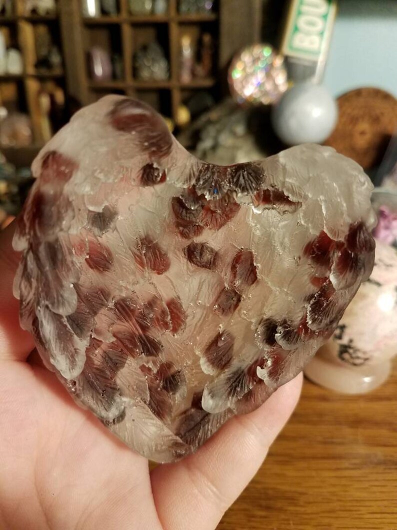 Angel wings dish garnet