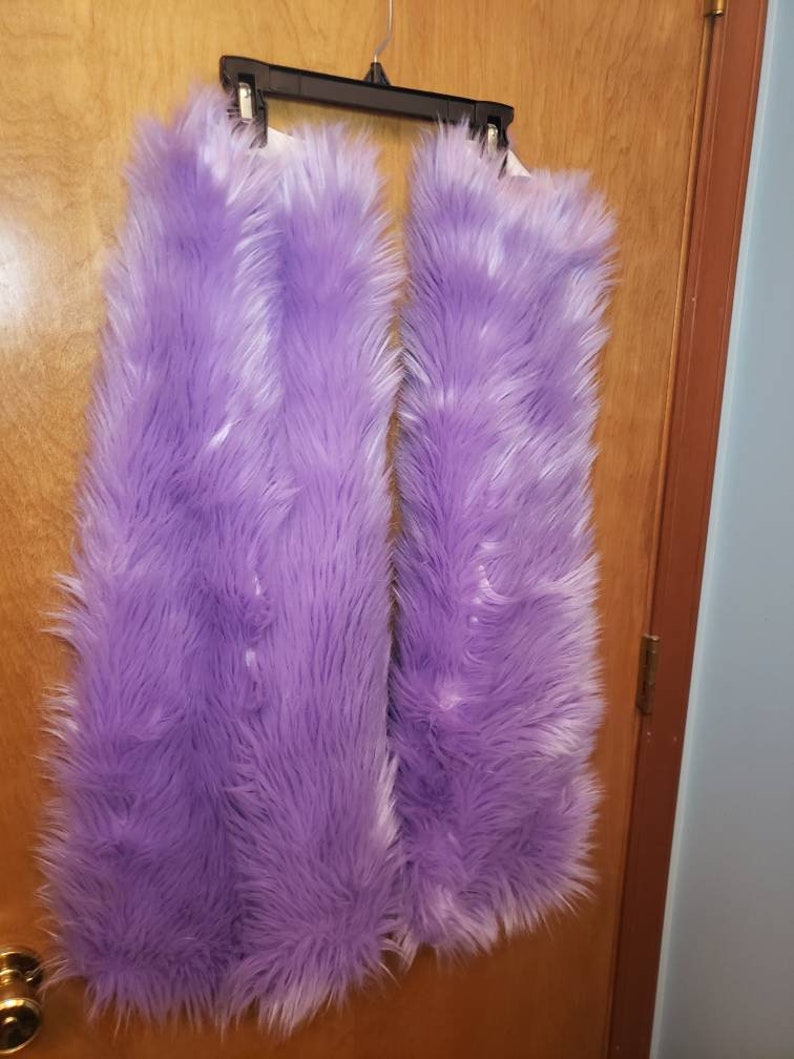 Lavender thigh high fluffies