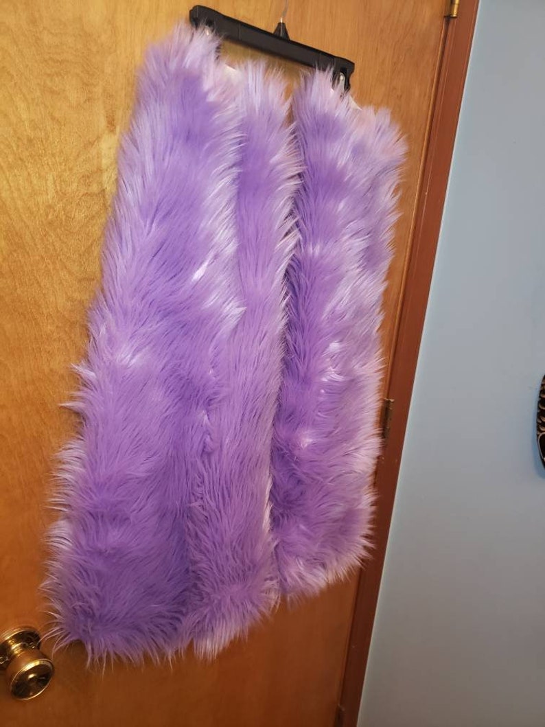 Lavender thigh high fluffies