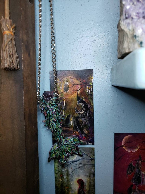 Mermaid tail and fairy necklace