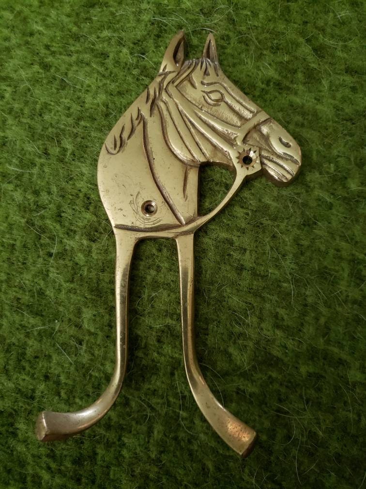Horse hook solid brass made in India Etsy