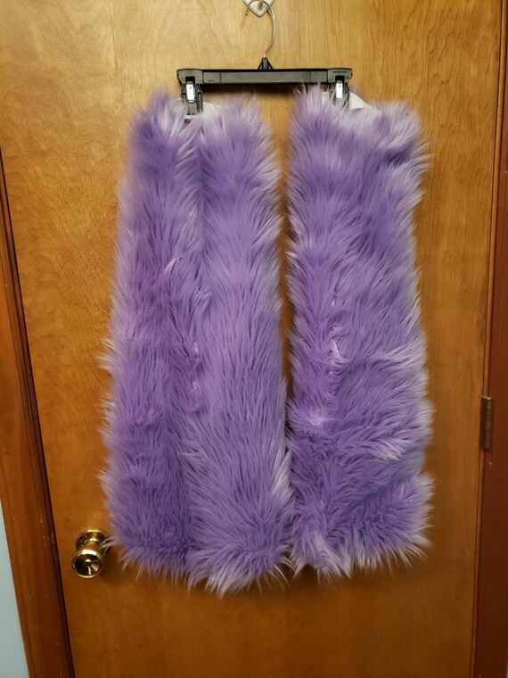 Lavender thigh high fluffies