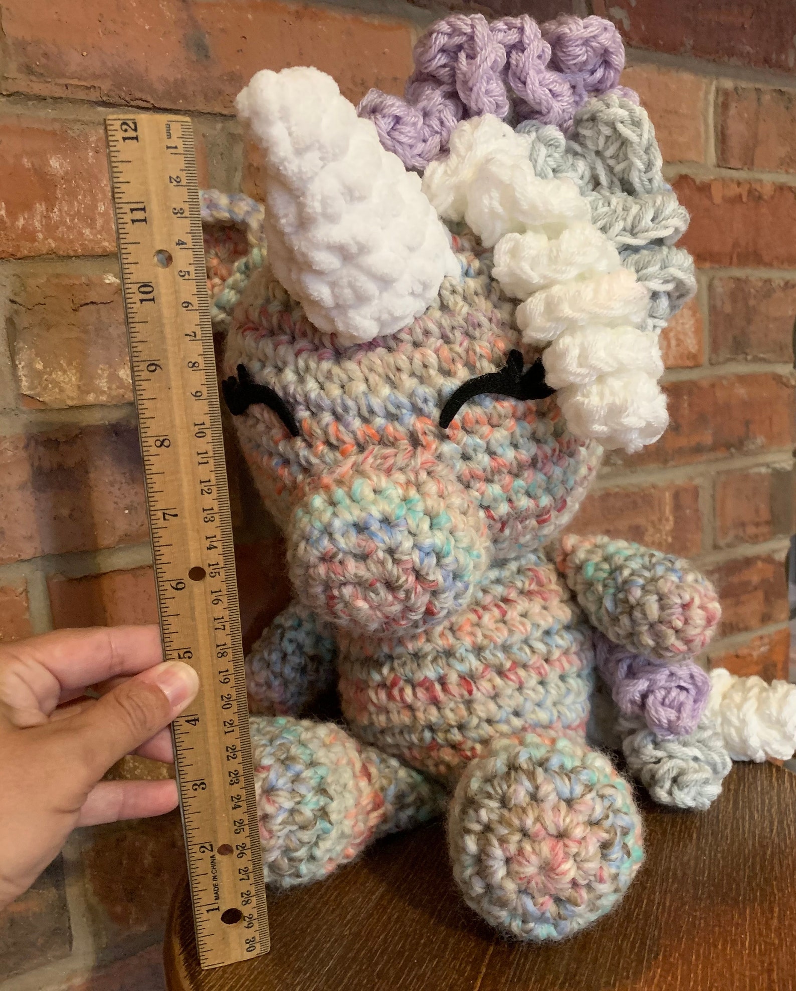 Crochet Amigurumi Chunky UNICORN TikTok Kaytedids Hatching Etsy