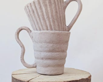 Mug Pottery Template | Printable Pottery Pattern | Slab Building Tutorial | Step by Step Guide | PDF Instant Download | Conical Cup Pattern