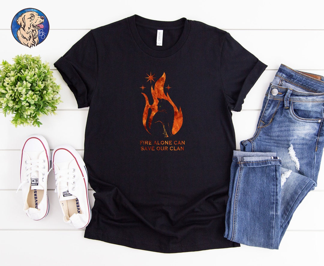 El fuego solo puede salvar la camisa de nuestro clan Etsy Espa a