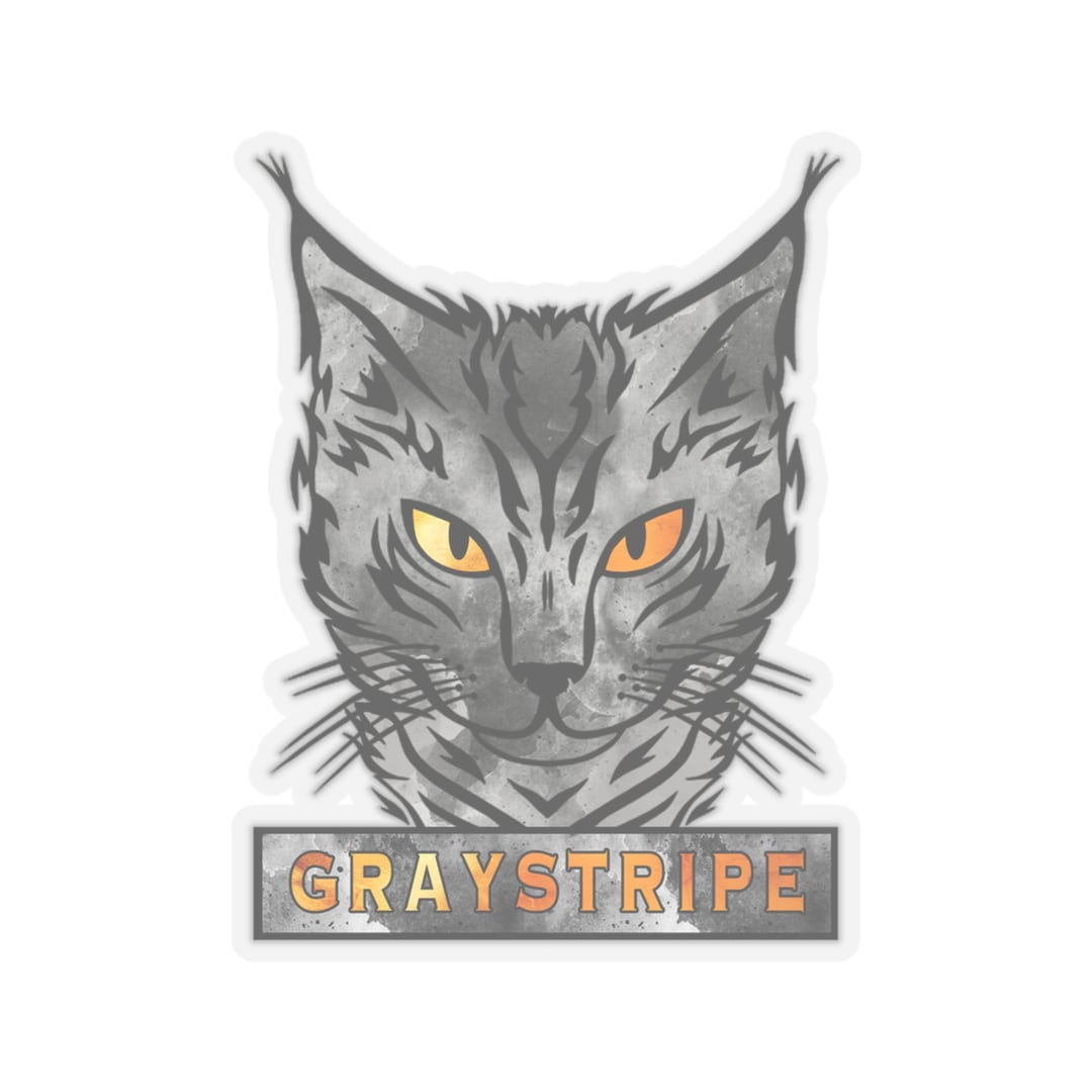 Graystripe Die Cut Vinyl Stickers - Etsy