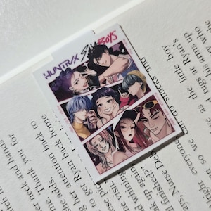 Huntrix & Saja Boys Magnetic Bookmarks