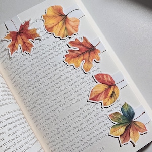 Autumn Foliage Magnetic Bookmarks