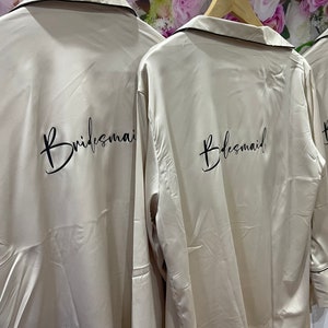 Personalised Wedding Bridal Party Pyjamas Trousers / Hen Party / Spa Day